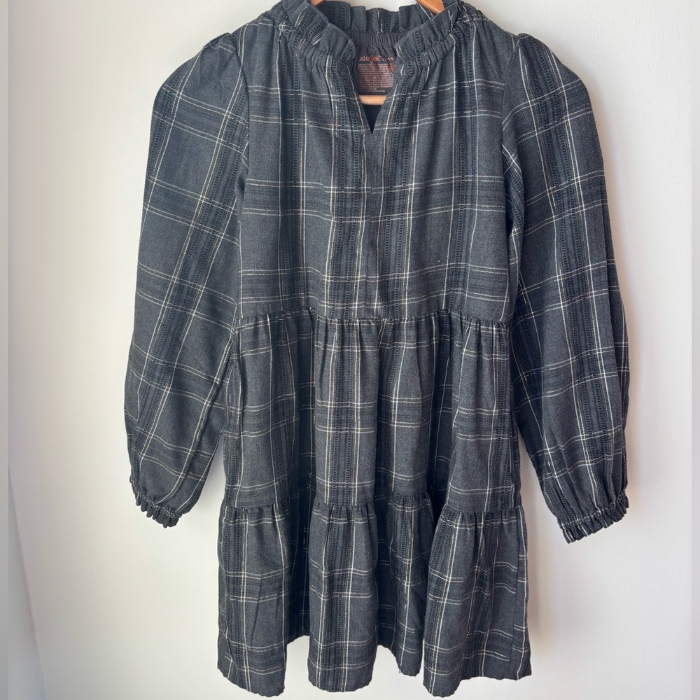 Cat & Jack Gray Plaid Dress